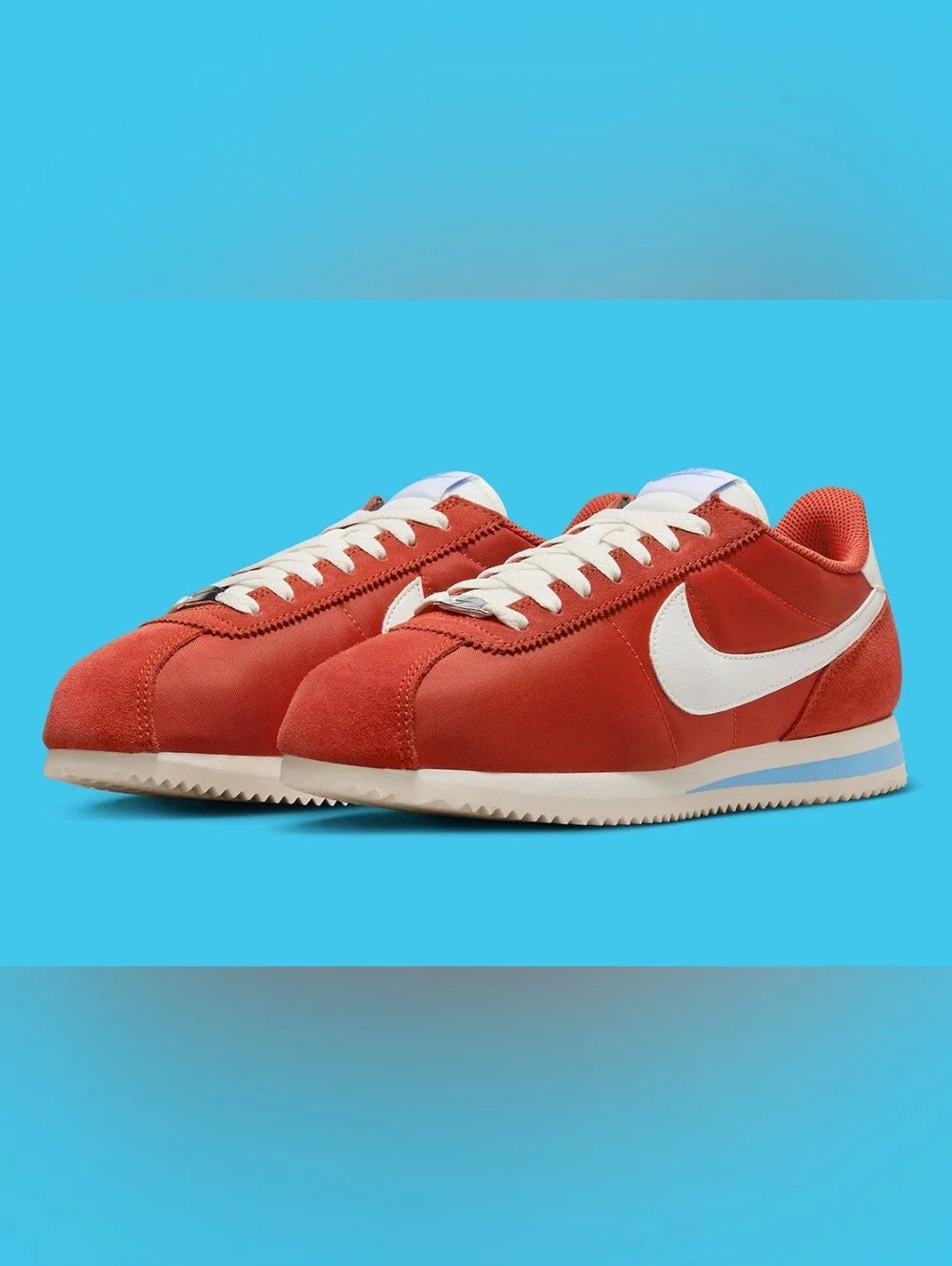 *NWT* [Nike] Women's Cortez In Picante Red & University Blue, Size 8